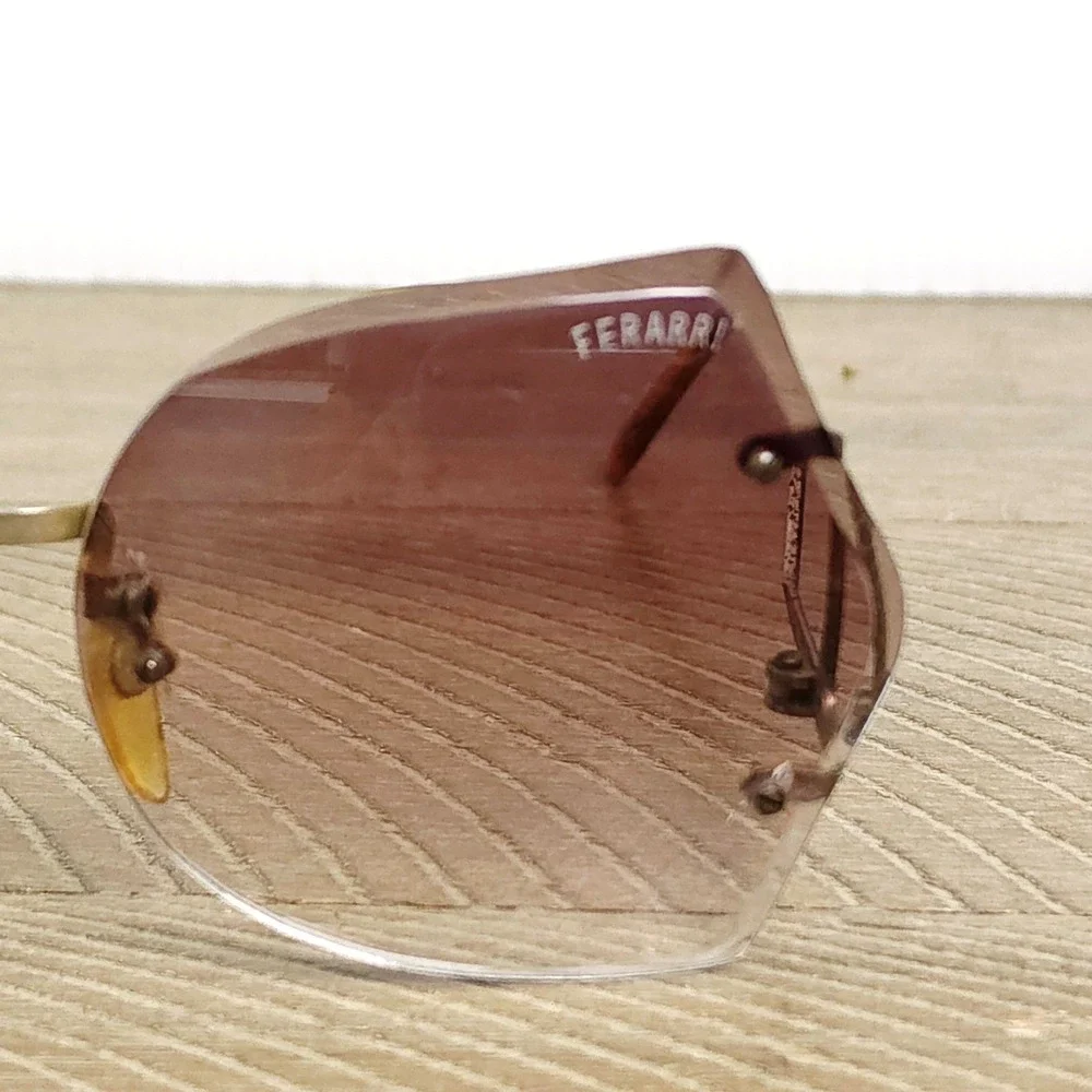 Vintage 70's Ferrari Oversized Sunglasses Gradient Lenses